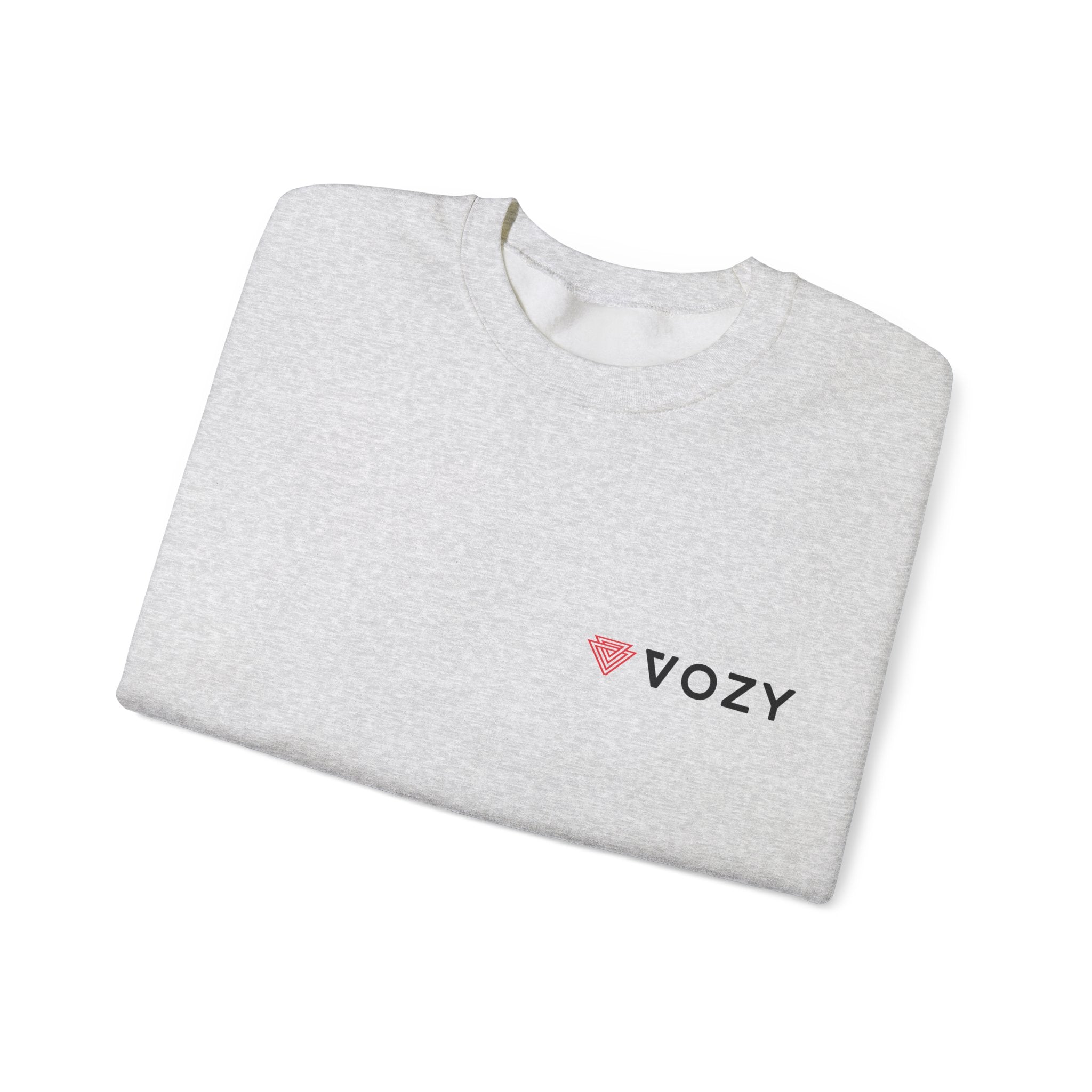 New Vozy Unisex Crewneck Sweatshirt, Cozy Pullover, Casual Wear, Graphic Sweatshirt, Gift for Her, Layering Piece.