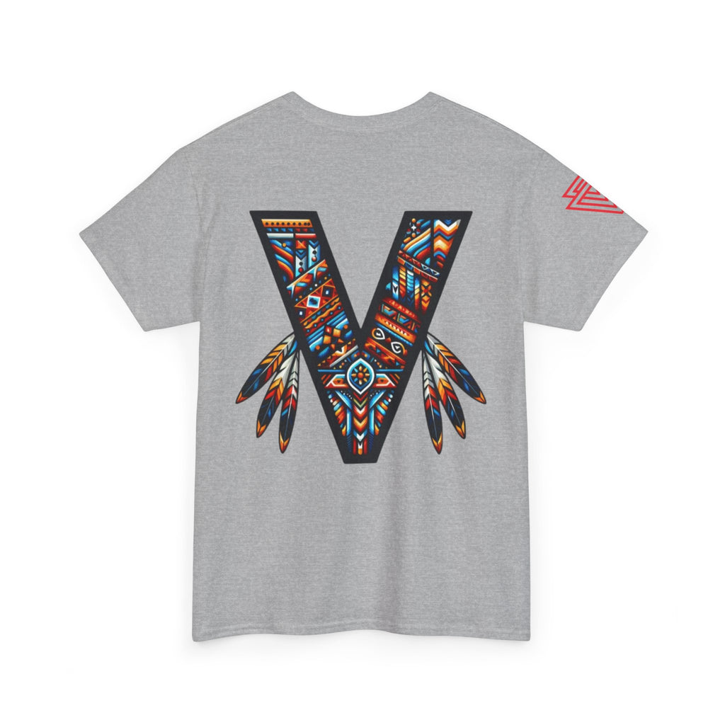 New Unisex Vozy T-shirt!! Vibrant Native-Inspired Tee, Unisex Heavy Cotton T-Shirt, Boho Graphic Tee, Casual Wear.