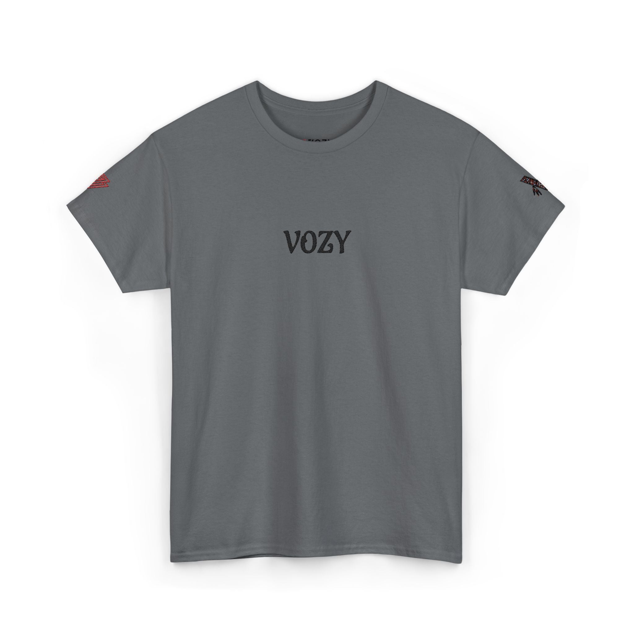 New Vozy Unisex Heavy Cotton Tee with Cool Design - Casual Wear, Graphic Shirt, Streetwear Fashion, Gift for Friends, Everyday Comfort.