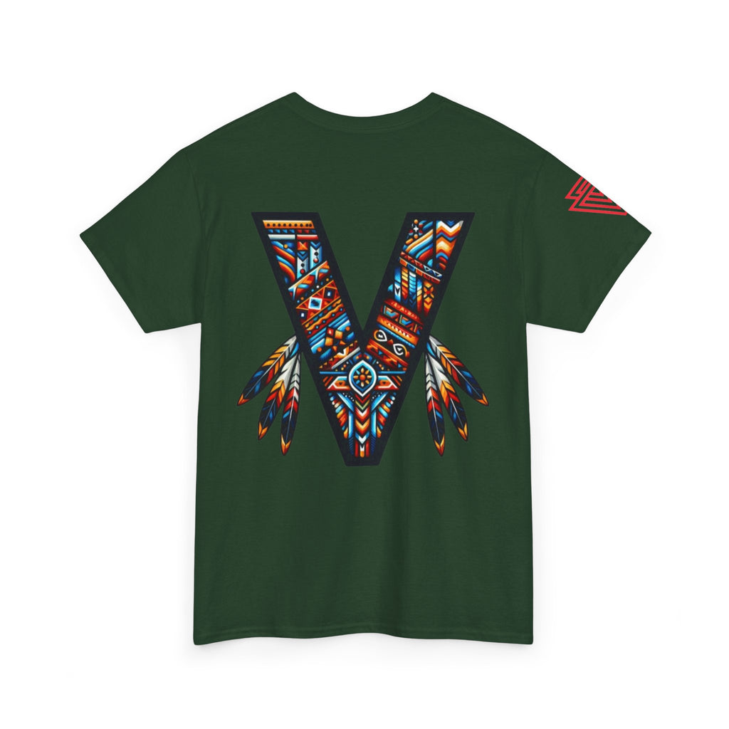 New Unisex Vozy T-shirt!! Vibrant Native-Inspired Tee, Unisex Heavy Cotton T-Shirt, Boho Graphic Tee, Casual Wear.