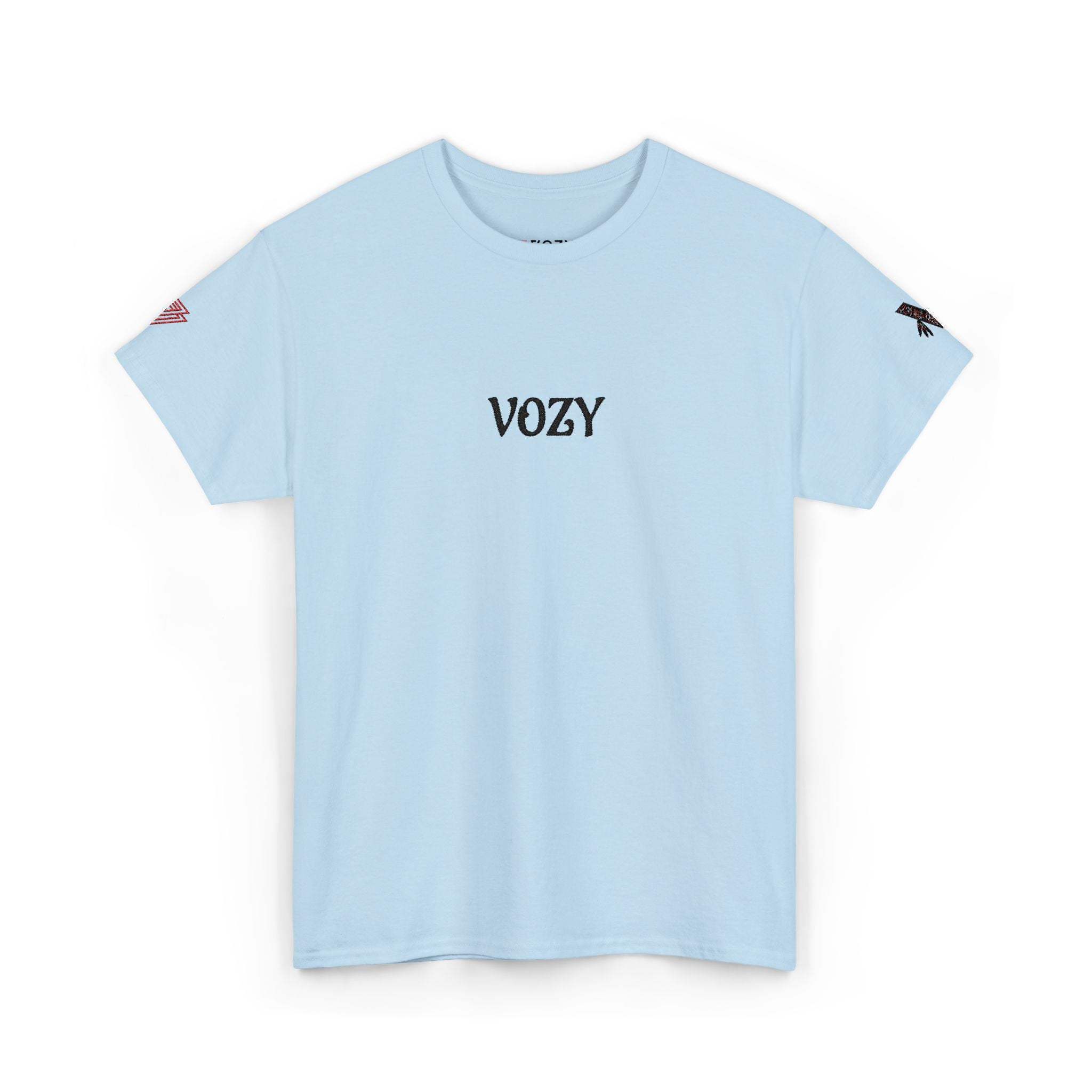 New Vozy Unisex Heavy Cotton Tee with Cool Design - Casual Wear, Graphic Shirt, Streetwear Fashion, Gift for Friends, Everyday Comfort.