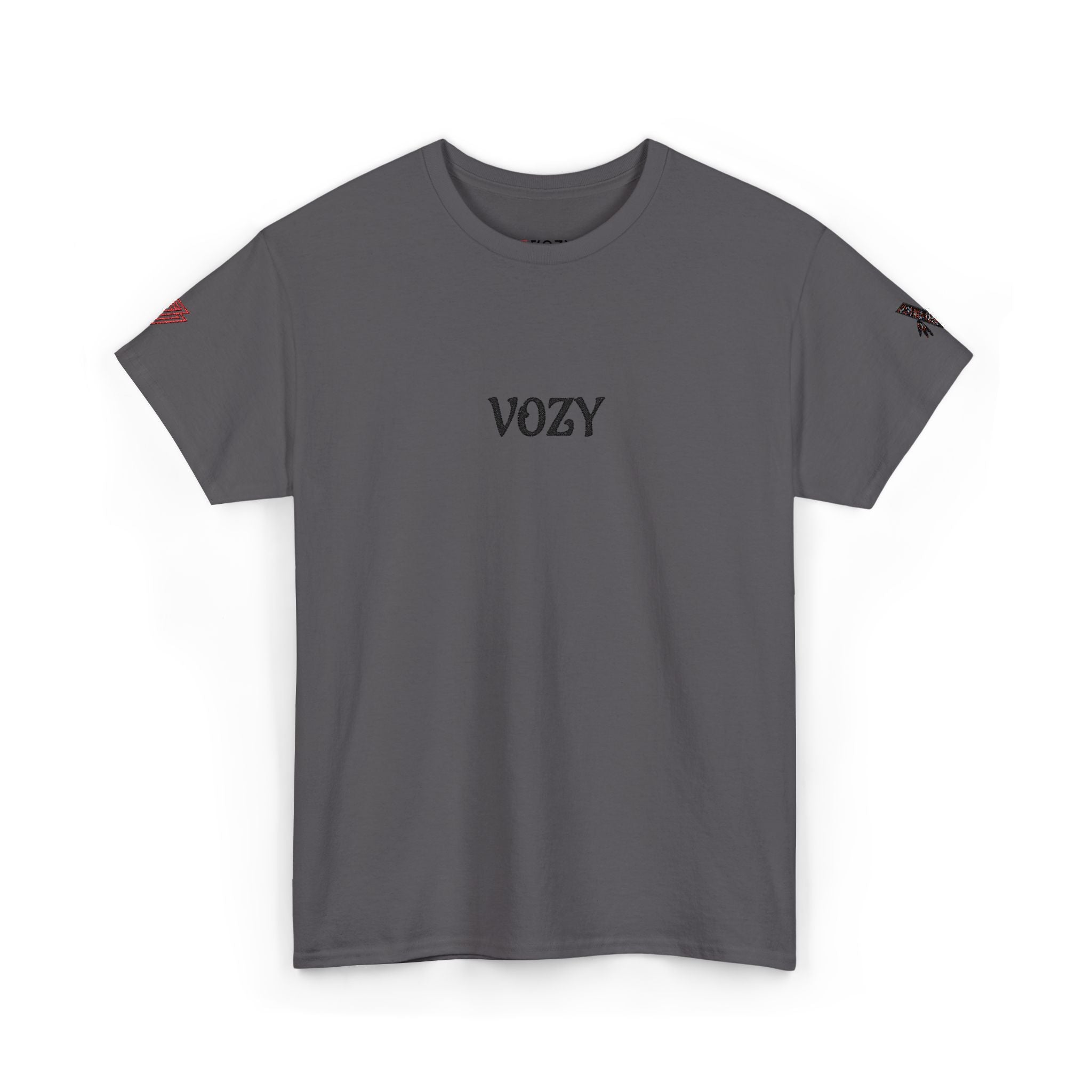 New Vozy Unisex Heavy Cotton Tee with Cool Design - Casual Wear, Graphic Shirt, Streetwear Fashion, Gift for Friends, Everyday Comfort.