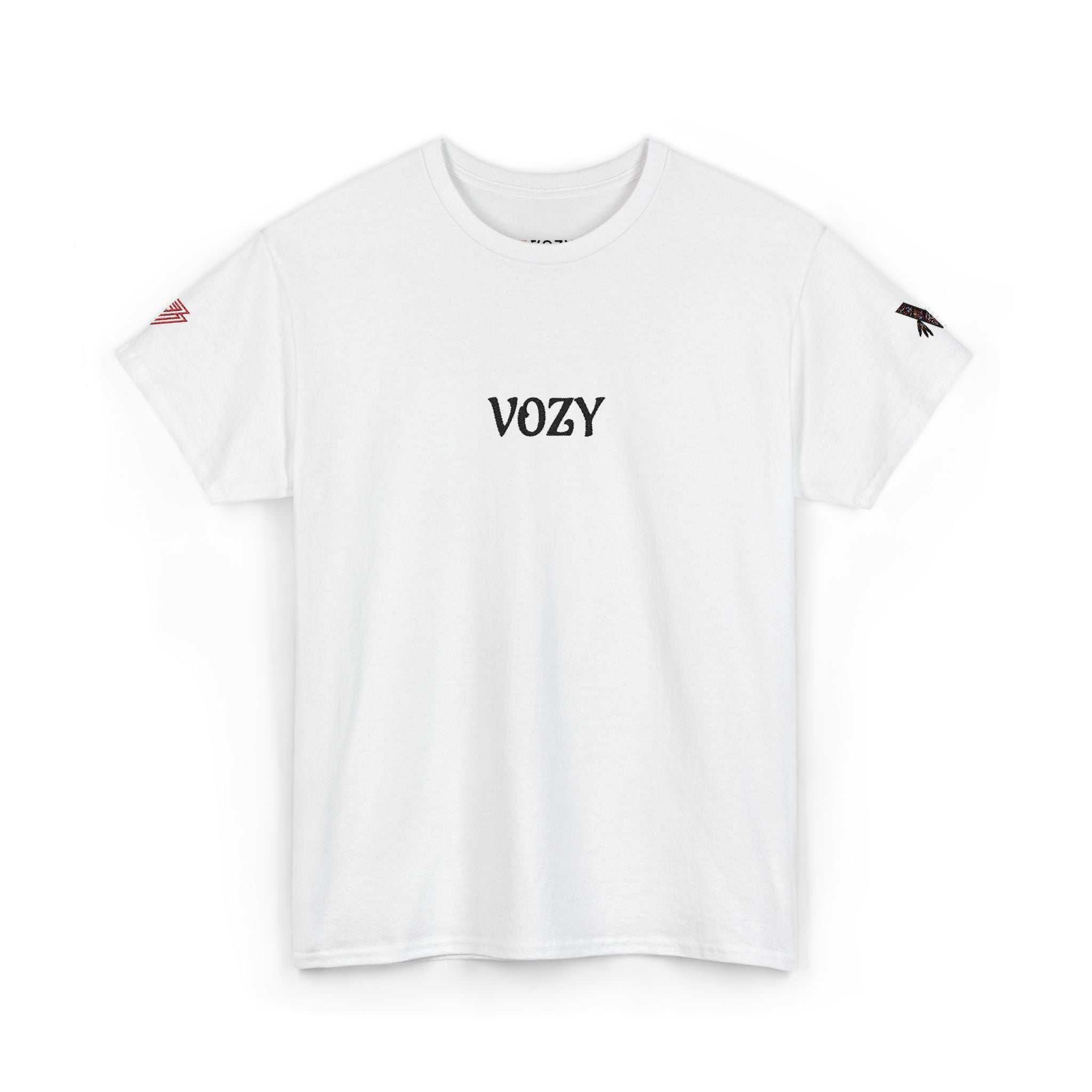 New Vozy Unisex Heavy Cotton Tee with Cool Design - Casual Wear, Graphic Shirt, Streetwear Fashion, Gift for Friends, Everyday Comfort.