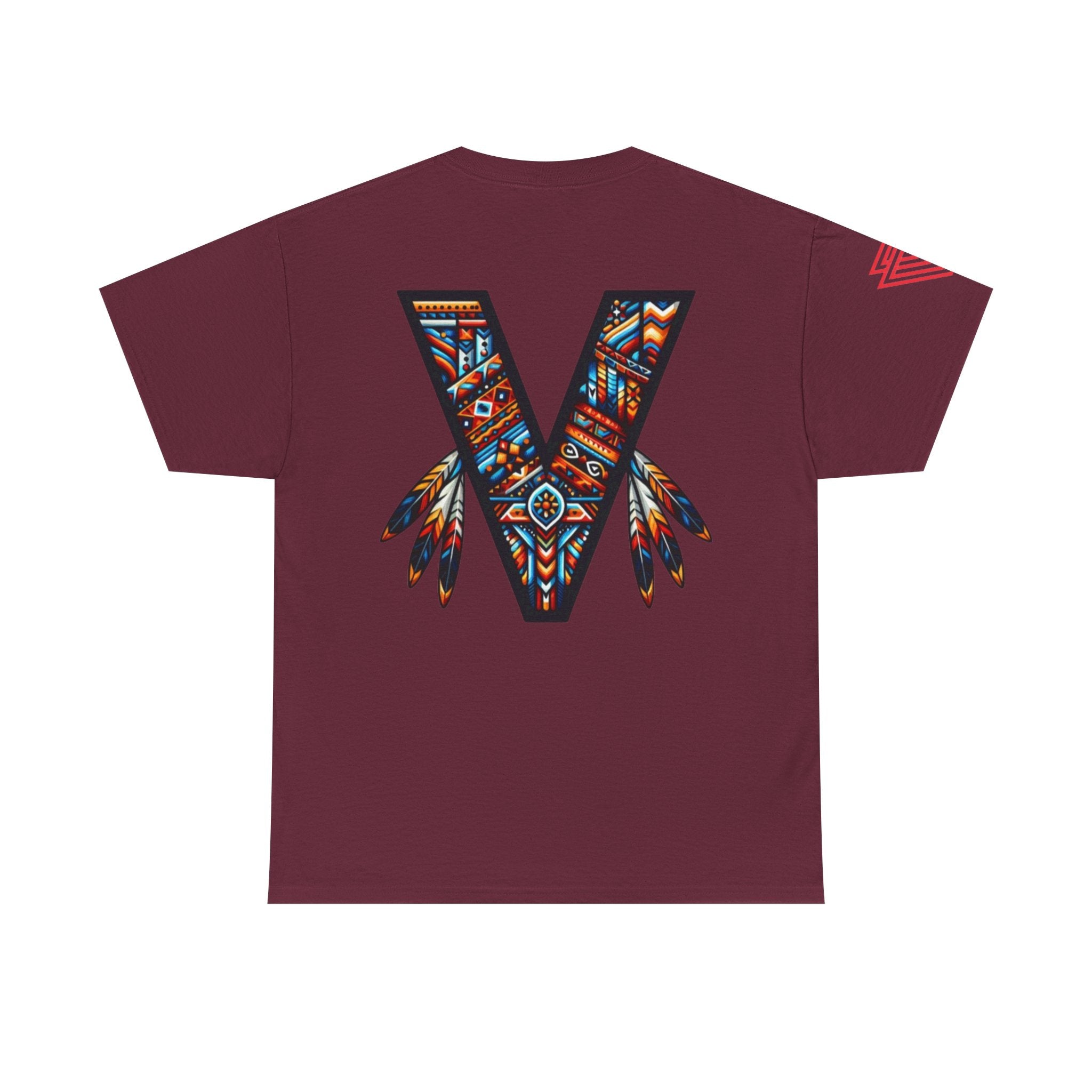 New Unisex Vozy T-shirt!! Vibrant Native-Inspired Tee, Unisex Heavy Cotton T-Shirt, Boho Graphic Tee, Casual Wear.