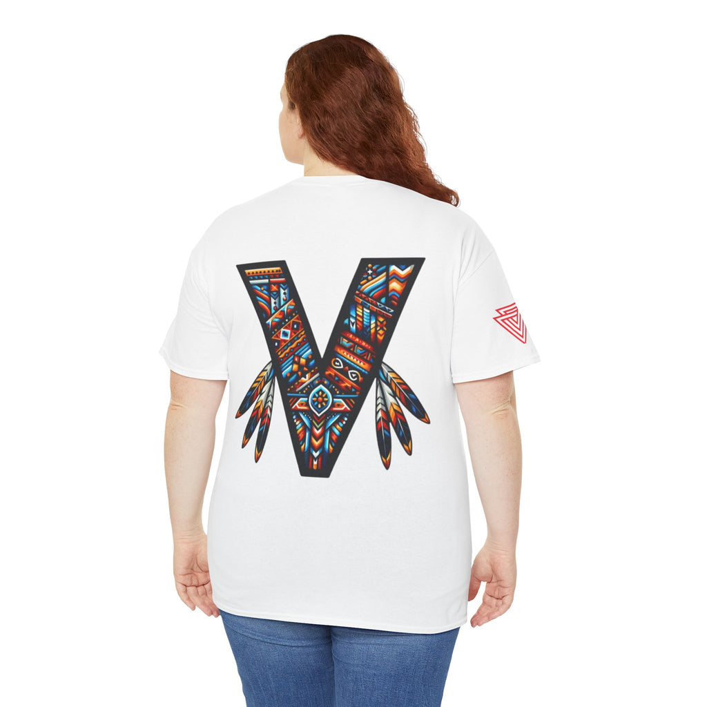 New Unisex Vozy T-shirt!! Vibrant Native-Inspired Tee, Unisex Heavy Cotton T-Shirt, Boho Graphic Tee, Casual Wear.