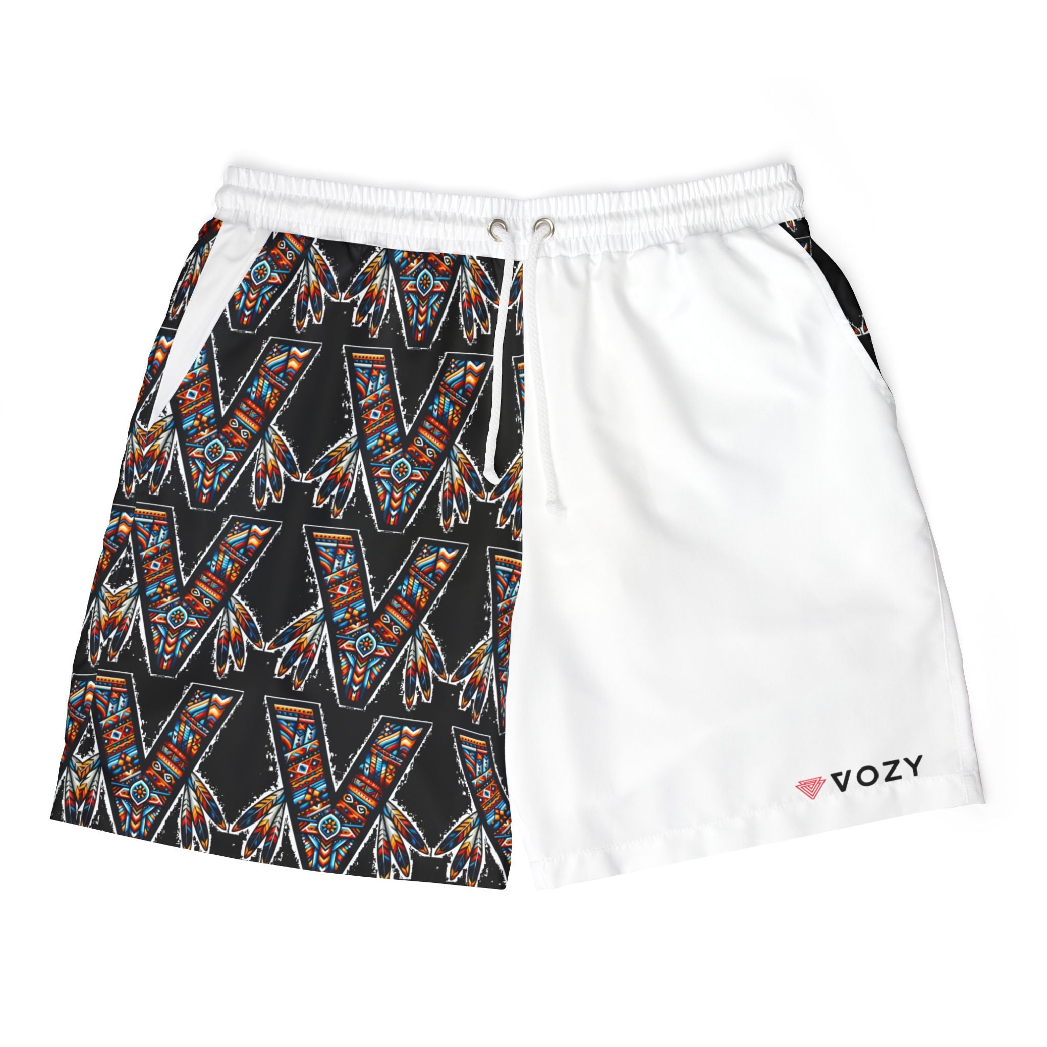 New Vozy Trendy Unisex Swim Shorts for Summer Fun, Stylish Beachwear, Vacation Essentials, Poolside Attire, Great for Summer Parties.