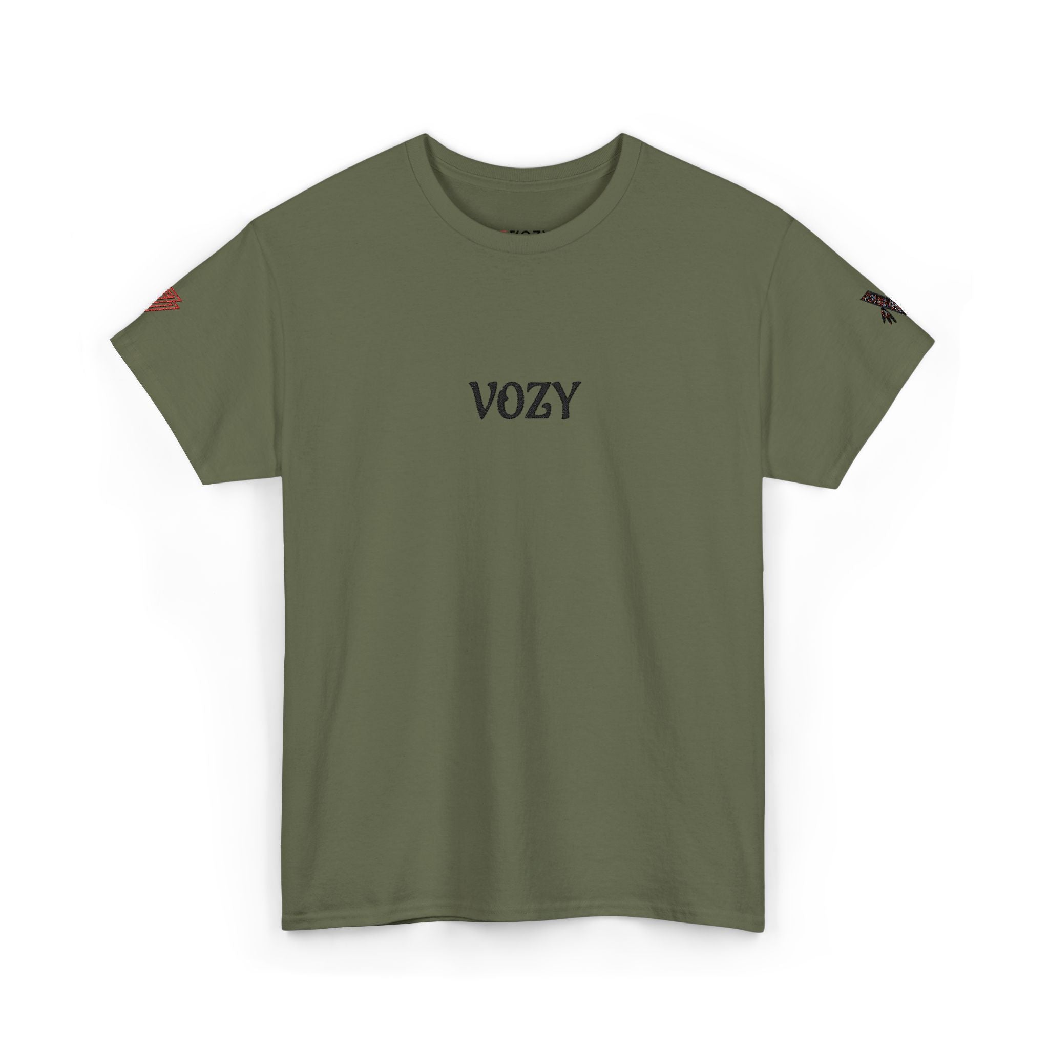 New Vozy Unisex Heavy Cotton Tee with Cool Design - Casual Wear, Graphic Shirt, Streetwear Fashion, Gift for Friends, Everyday Comfort.