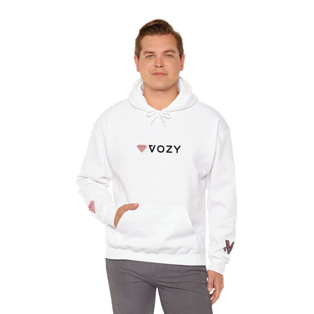 New Vozy Vibrant Graphic Unisex Hooded Sweatshirt - Perfect for Every Casual Occasion, Gift for Friends, Streetwear, Cozy Lounge.
