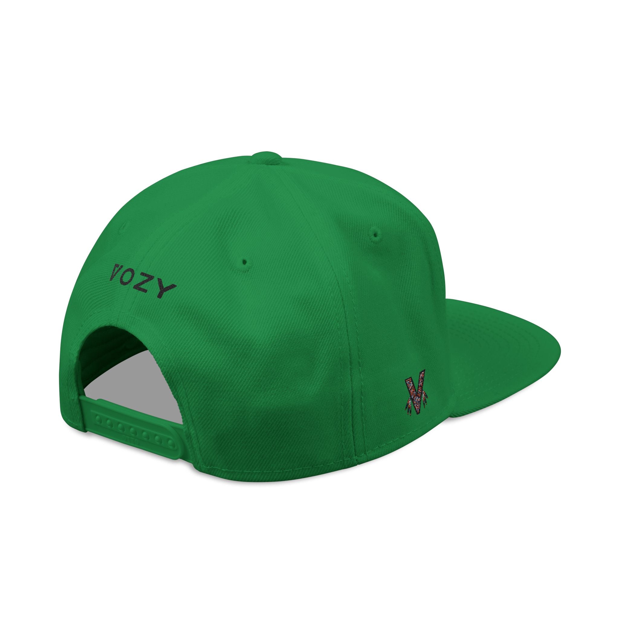 New Vozy Vibrant Embroidered Snapback Hat, Trendy Cap, Streetwear Accessory, Gift for Him/Her, Casual Style Headwear!