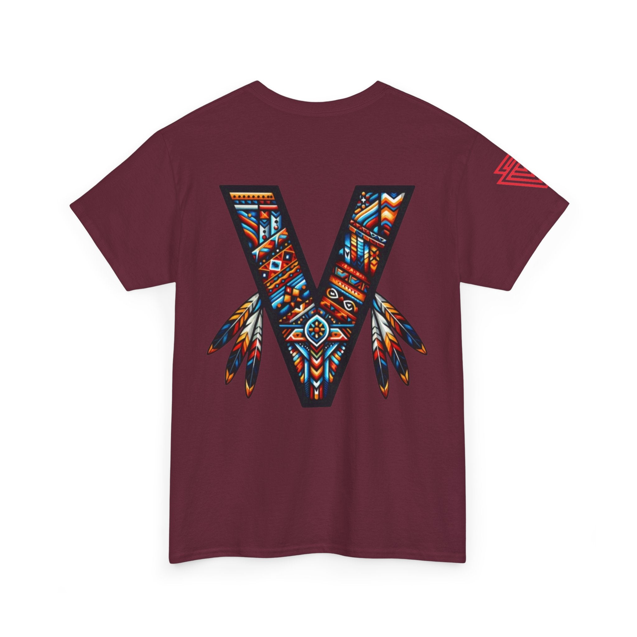 New Unisex Vozy T-shirt!! Vibrant Native-Inspired Tee, Unisex Heavy Cotton T-Shirt, Boho Graphic Tee, Casual Wear.
