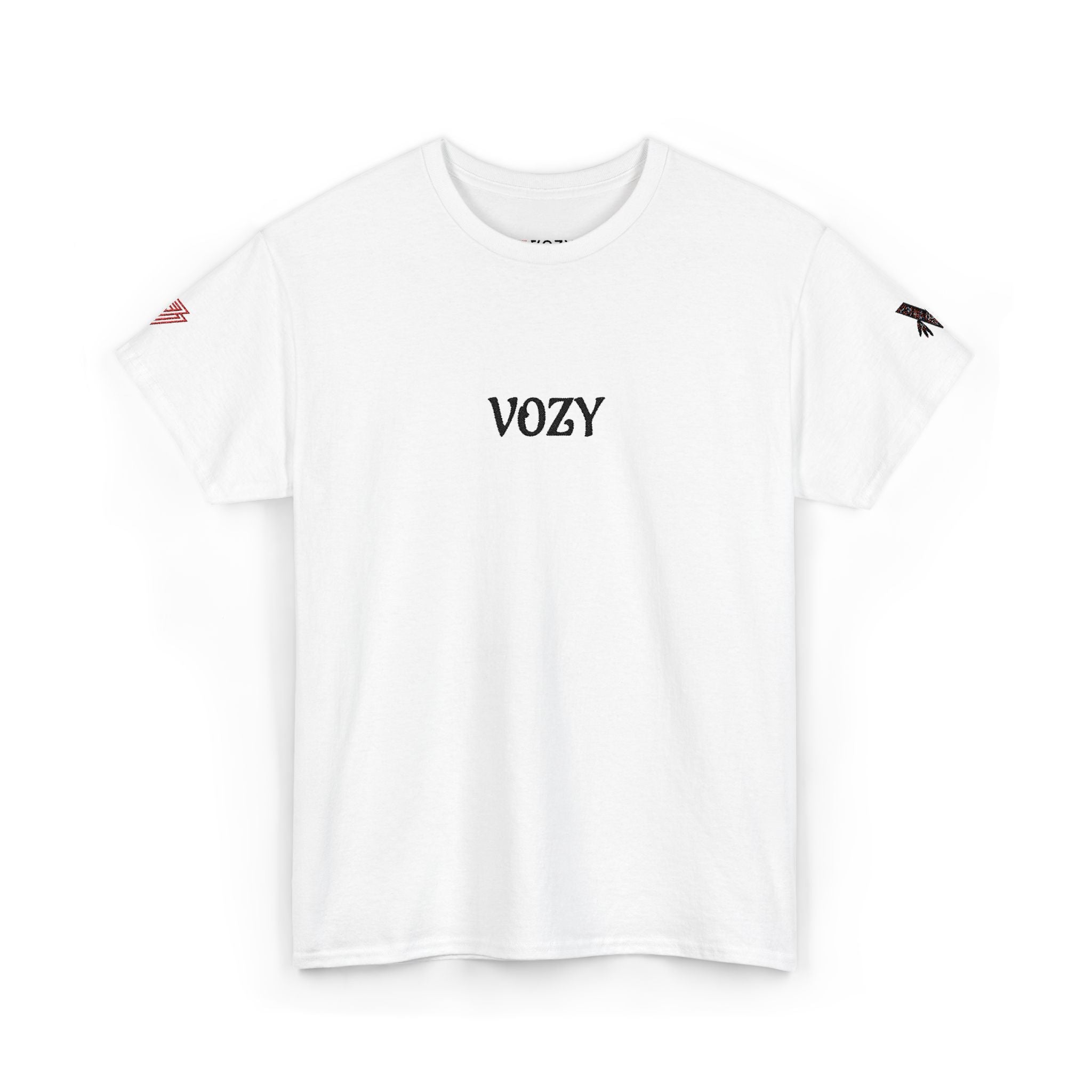 New Vozy Unisex Heavy Cotton Tee with Cool Design - Casual Wear, Graphic Shirt, Streetwear Fashion, Gift for Friends, Everyday Comfort.