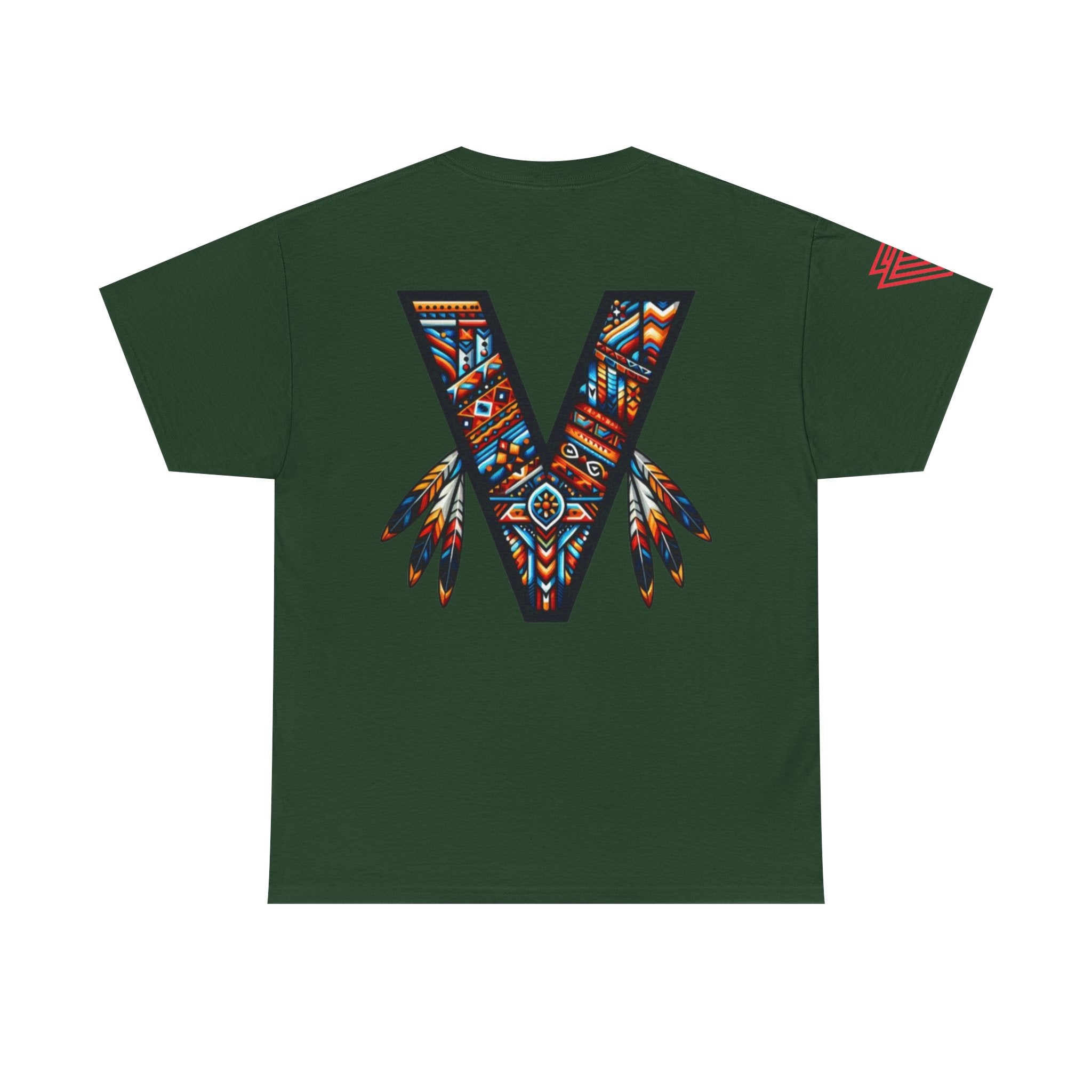 New Unisex Vozy T-shirt!! Vibrant Native-Inspired Tee, Unisex Heavy Cotton T-Shirt, Boho Graphic Tee, Casual Wear.