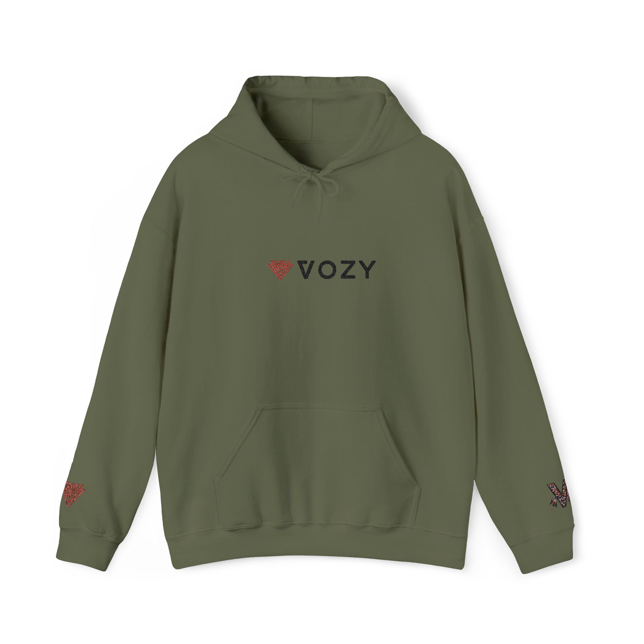 New Vozy Vibrant Graphic Unisex Hooded Sweatshirt - Perfect for Every Casual Occasion, Gift for Friends, Streetwear, Cozy Lounge.
