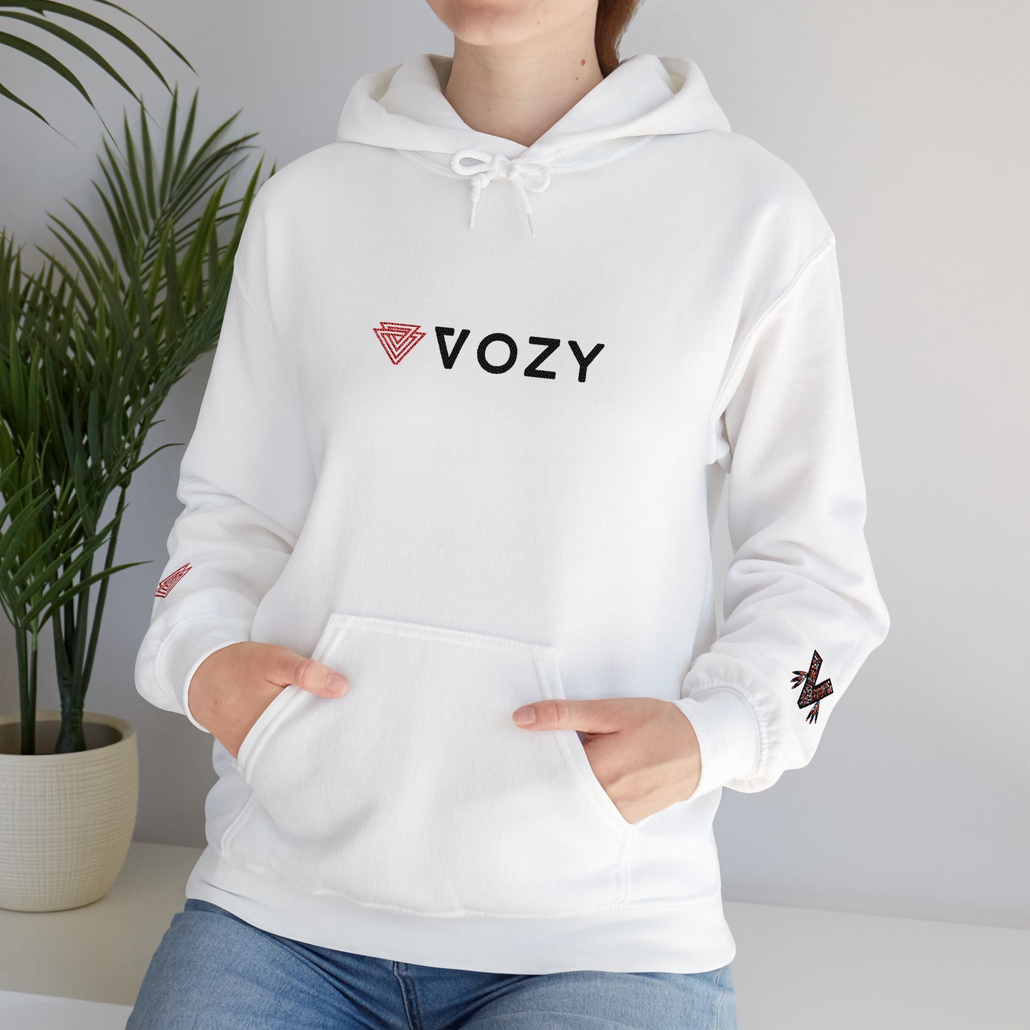New Vozy Vibrant Graphic Unisex Hooded Sweatshirt - Perfect for Every Casual Occasion, Gift for Friends, Streetwear, Cozy Lounge.