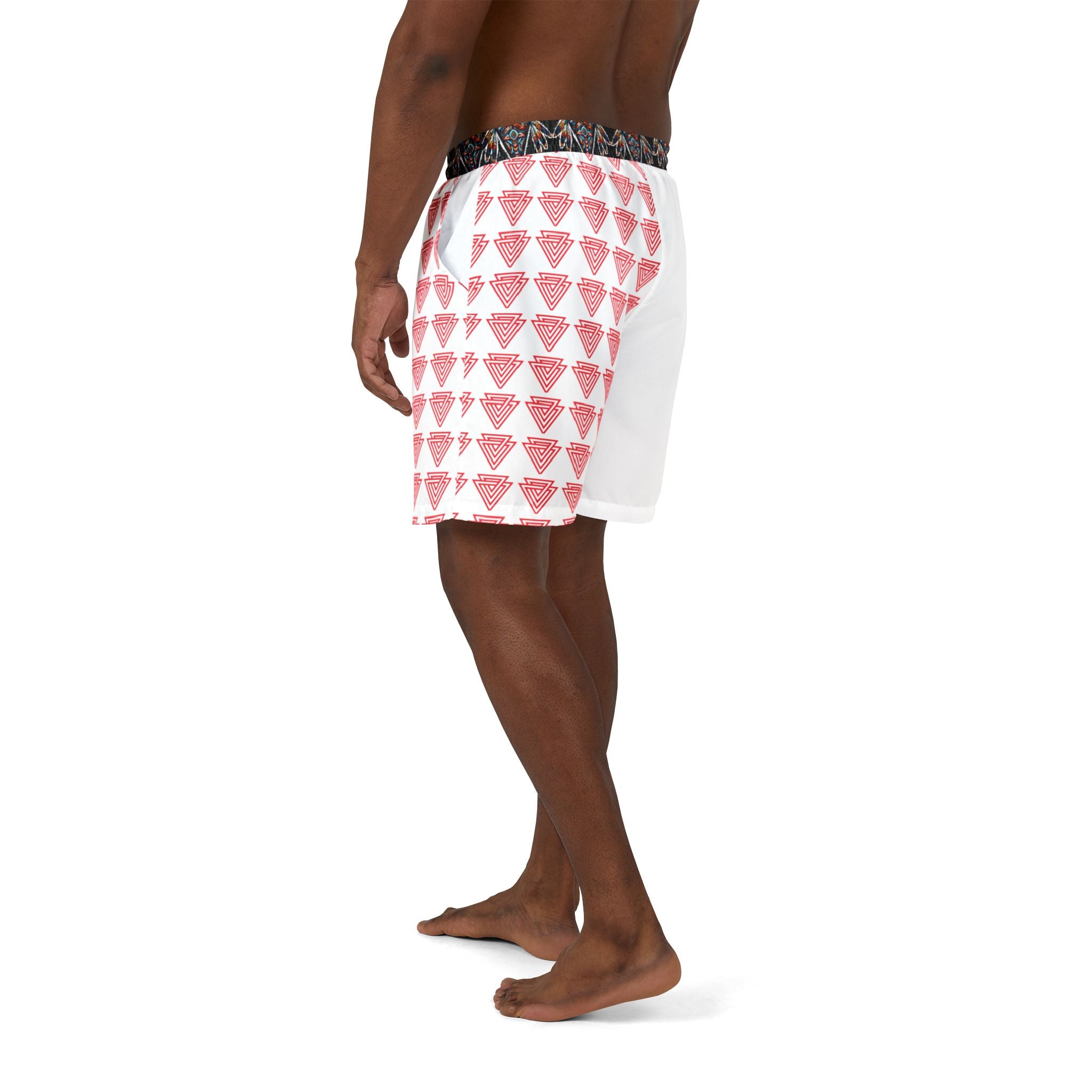 Stylish Vozy Unisex Swim Shorts for Beach Days, Pool Parties, Vacation Wear, Summer Swimwear, Trendy Beach Attire.