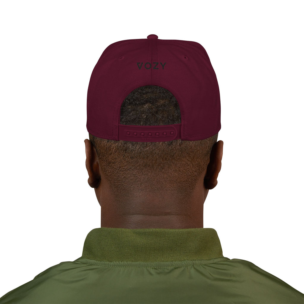 New Vozy Vibrant Embroidered Snapback Hat, Trendy Cap, Streetwear Accessory, Gift for Him/Her, Casual Style Headwear!
