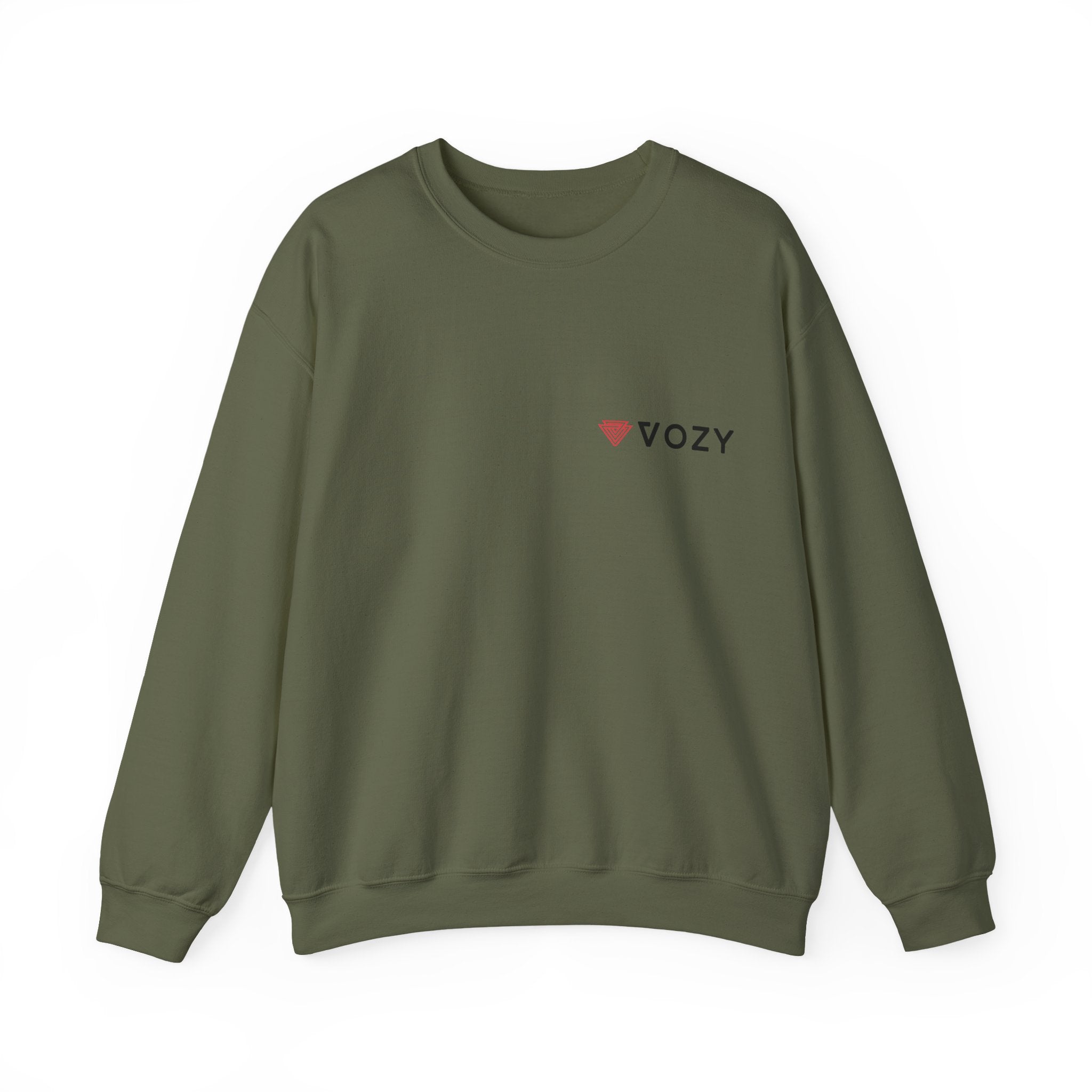 New Vozy Unisex Crewneck Sweatshirt, Cozy Pullover, Casual Wear, Graphic Sweatshirt, Gift for Her, Layering Piece.