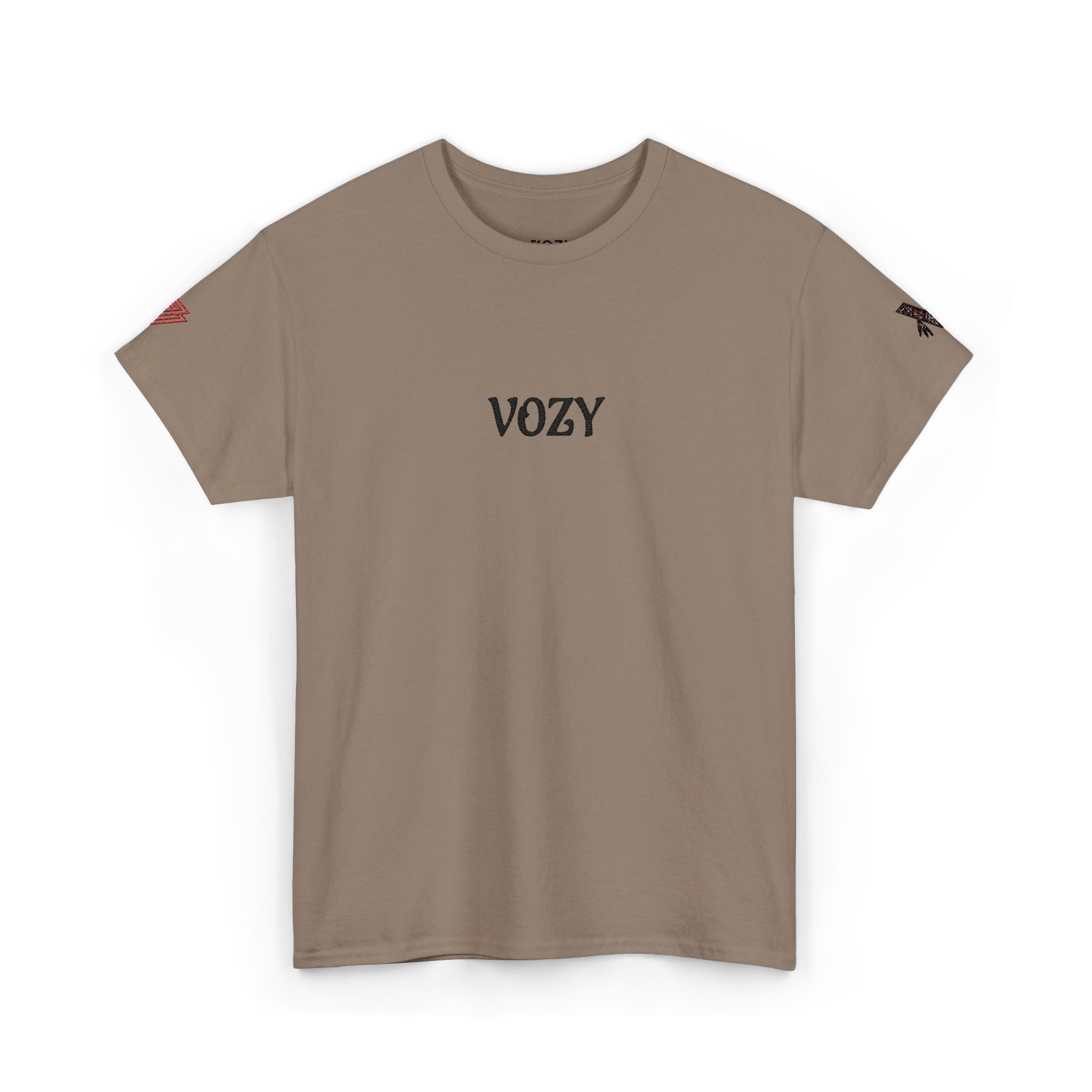 New Vozy Unisex Heavy Cotton Tee with Cool Design - Casual Wear, Graphic Shirt, Streetwear Fashion, Gift for Friends, Everyday Comfort.