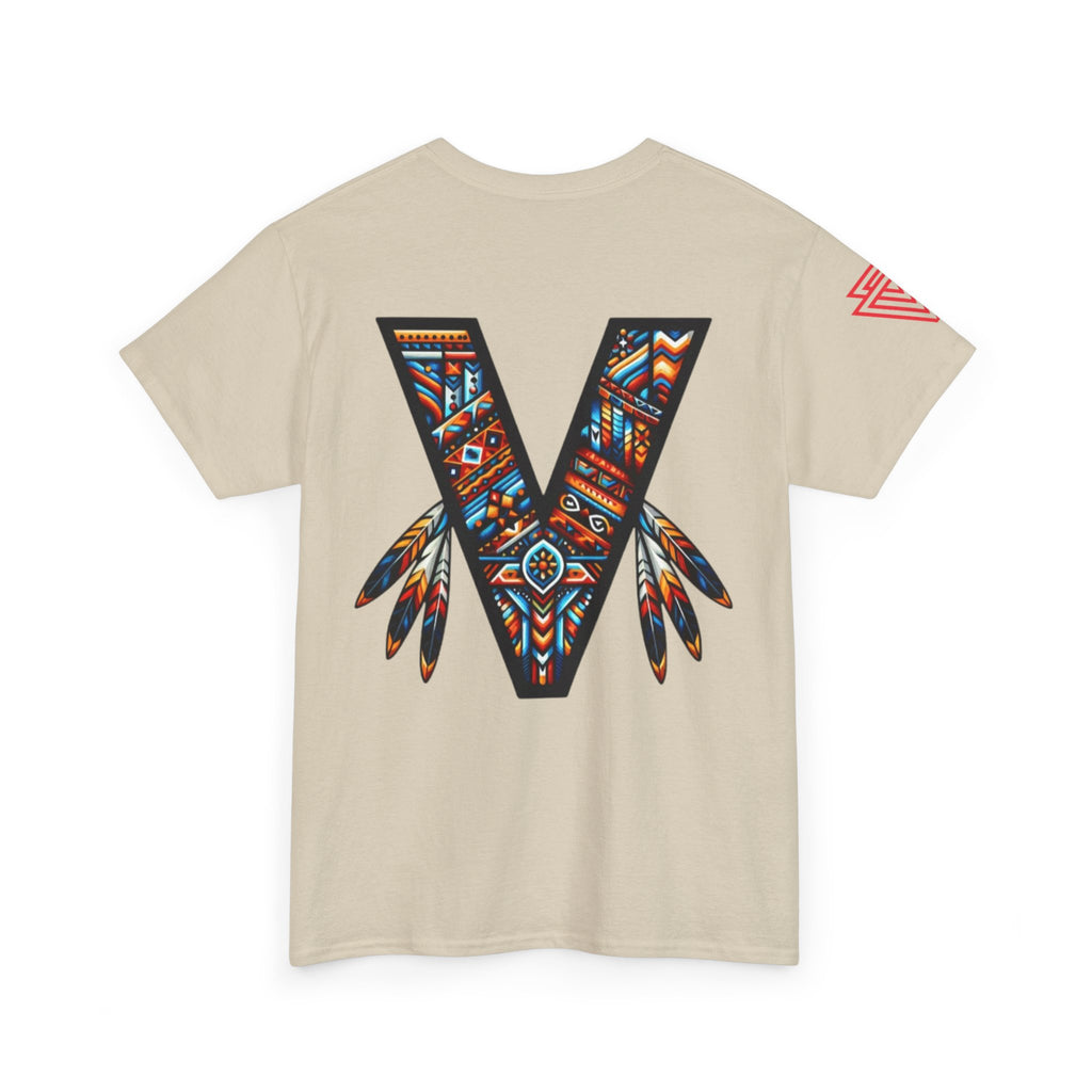 New Unisex Vozy T-shirt!! Vibrant Native-Inspired Tee, Unisex Heavy Cotton T-Shirt, Boho Graphic Tee, Casual Wear.