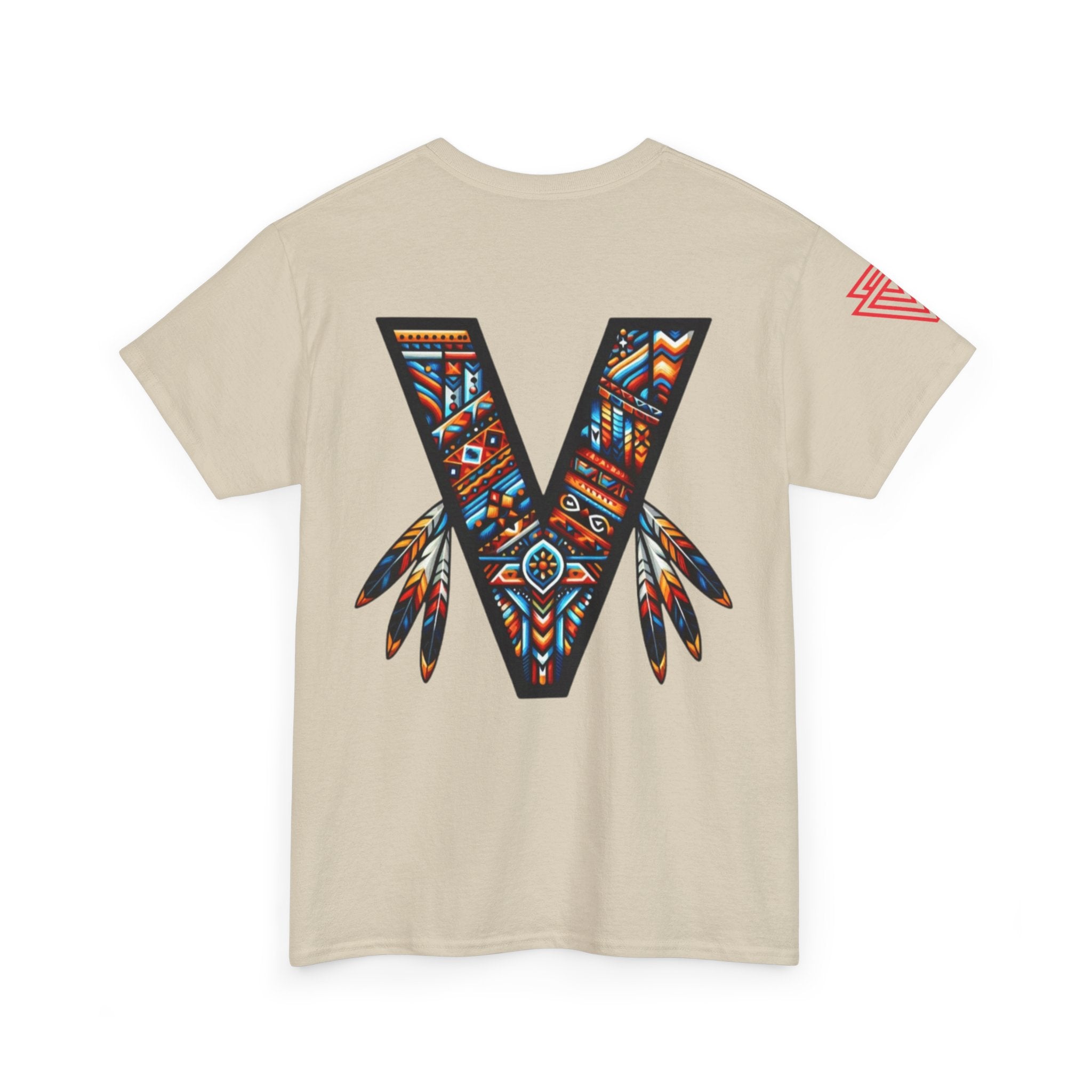 New Unisex Vozy T-shirt!! Vibrant Native-Inspired Tee, Unisex Heavy Cotton T-Shirt, Boho Graphic Tee, Casual Wear.