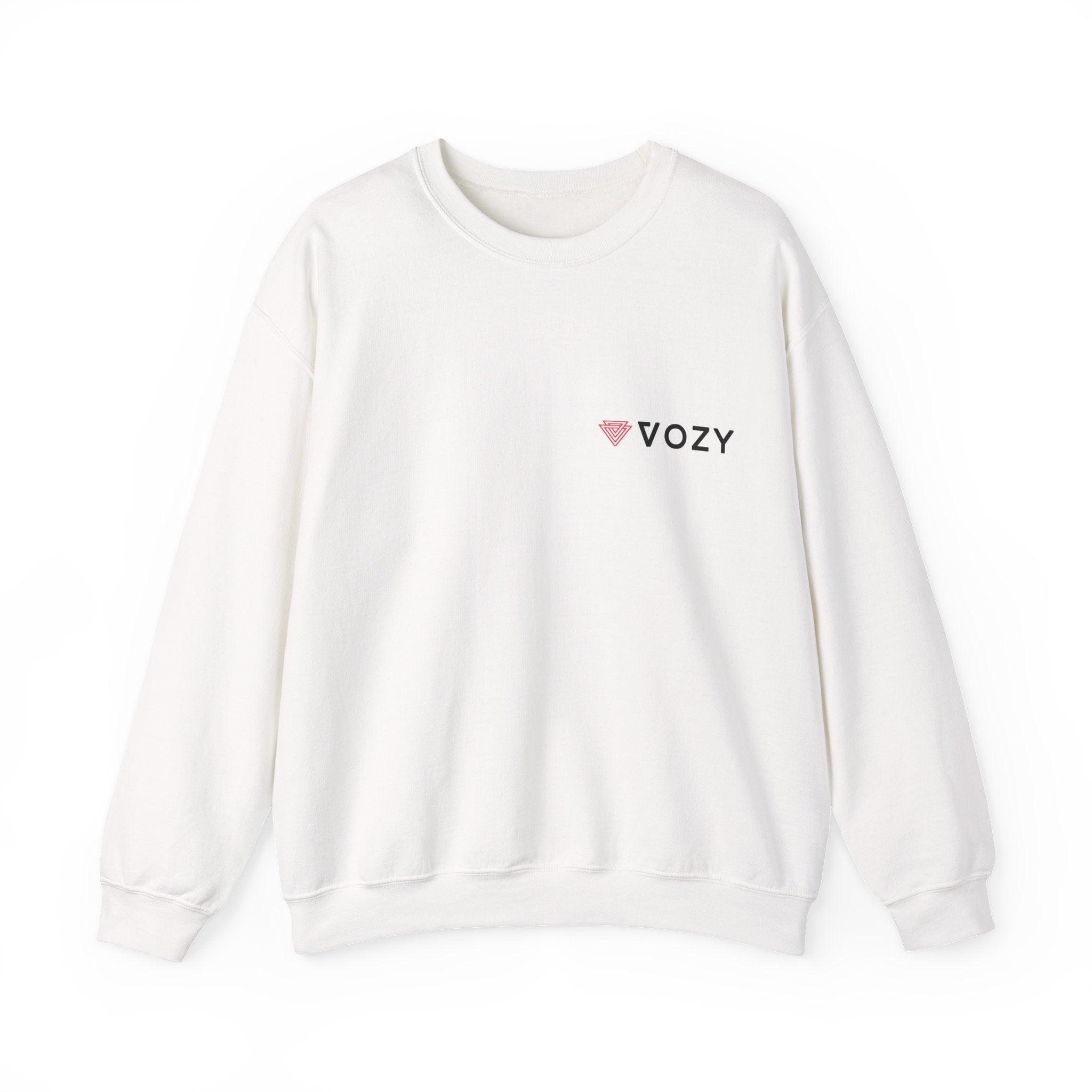 New Vozy Unisex Crewneck Sweatshirt, Cozy Pullover, Casual Wear, Graphic Sweatshirt, Gift for Her, Layering Piece.