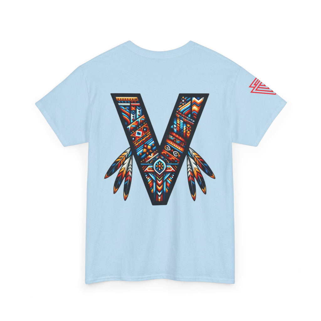 New Unisex Vozy T-shirt!! Vibrant Native-Inspired Tee, Unisex Heavy Cotton T-Shirt, Boho Graphic Tee, Casual Wear.