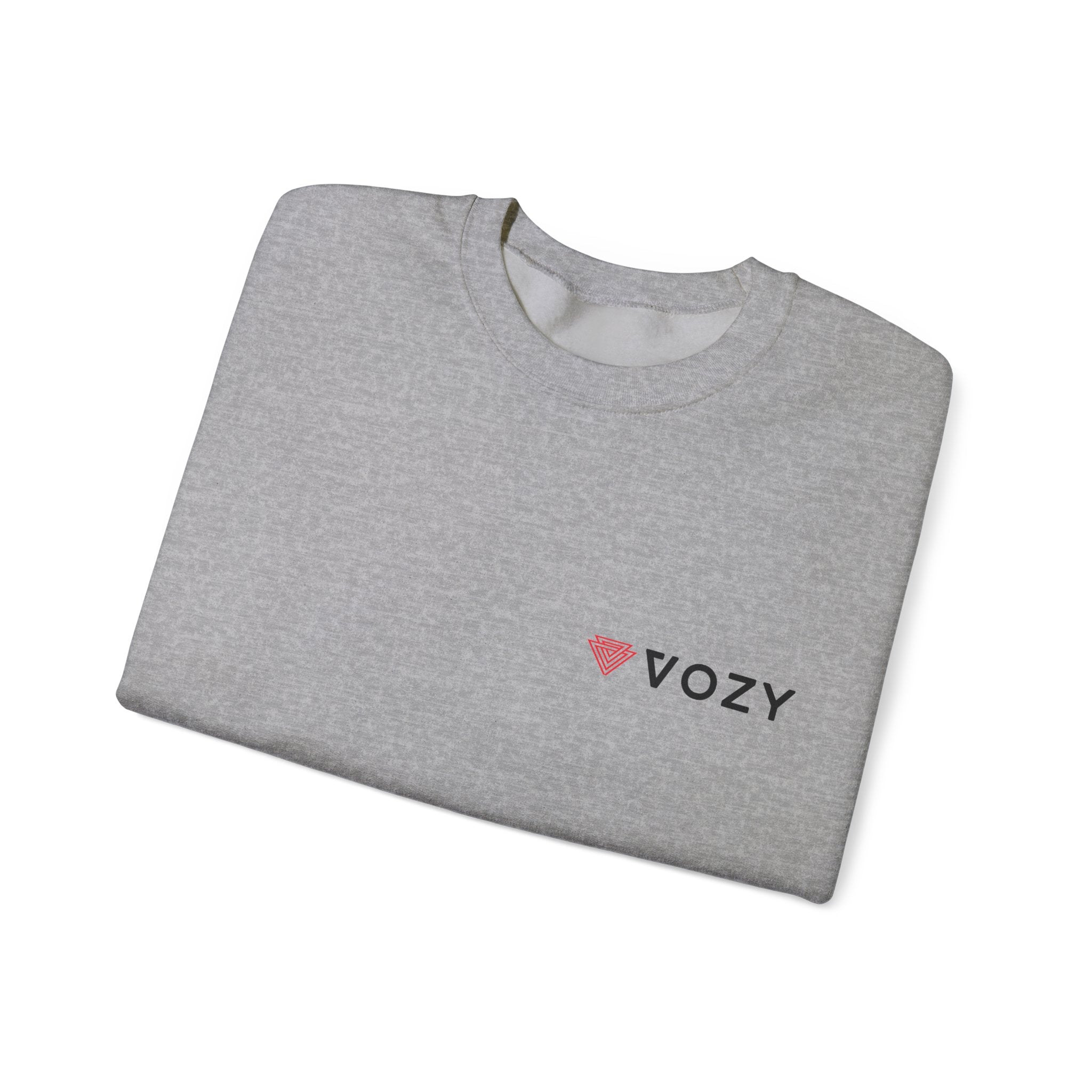 New Vozy Unisex Crewneck Sweatshirt, Cozy Pullover, Casual Wear, Graphic Sweatshirt, Gift for Her, Layering Piece.