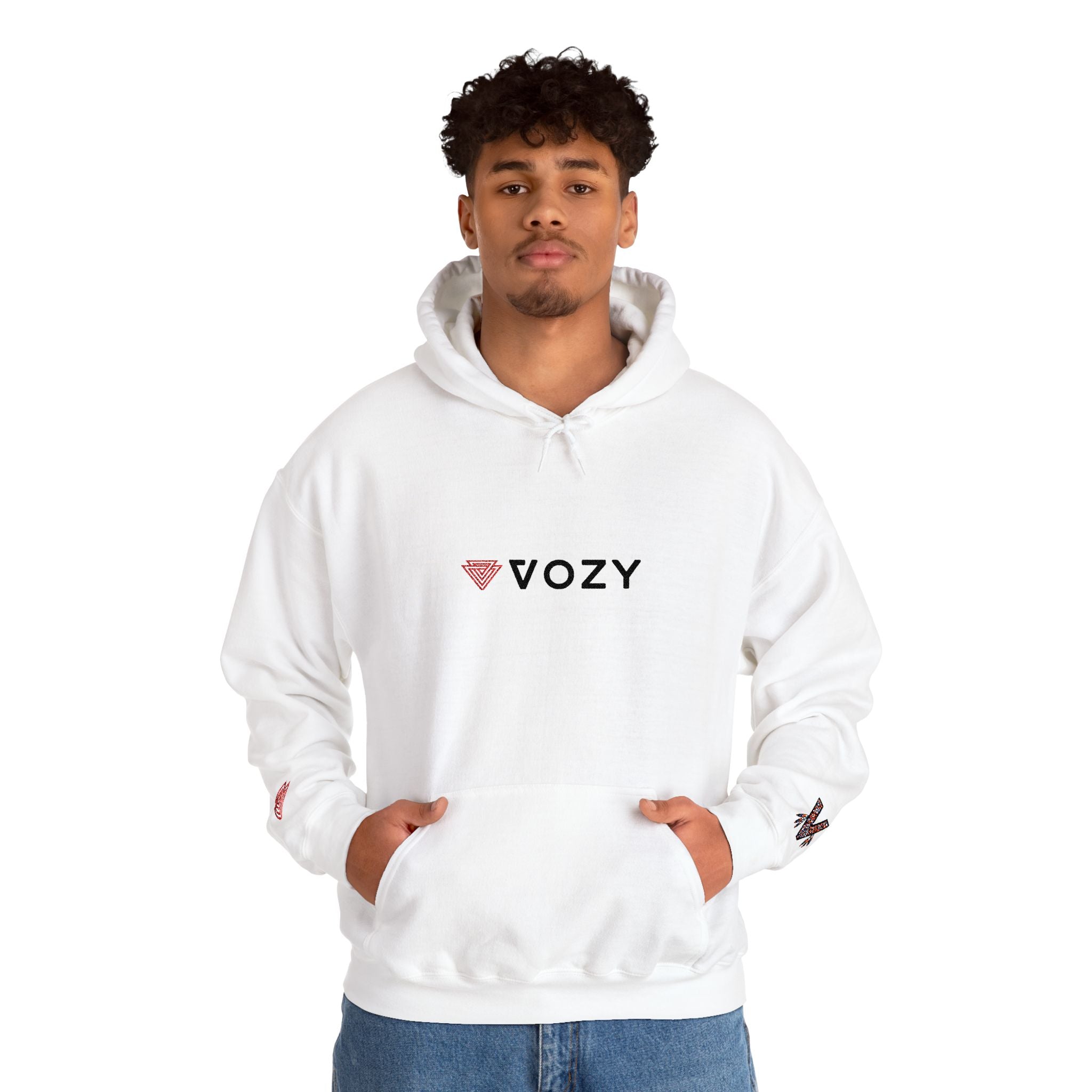 New Vozy Vibrant Graphic Unisex Hooded Sweatshirt - Perfect for Every Casual Occasion, Gift for Friends, Streetwear, Cozy Lounge.