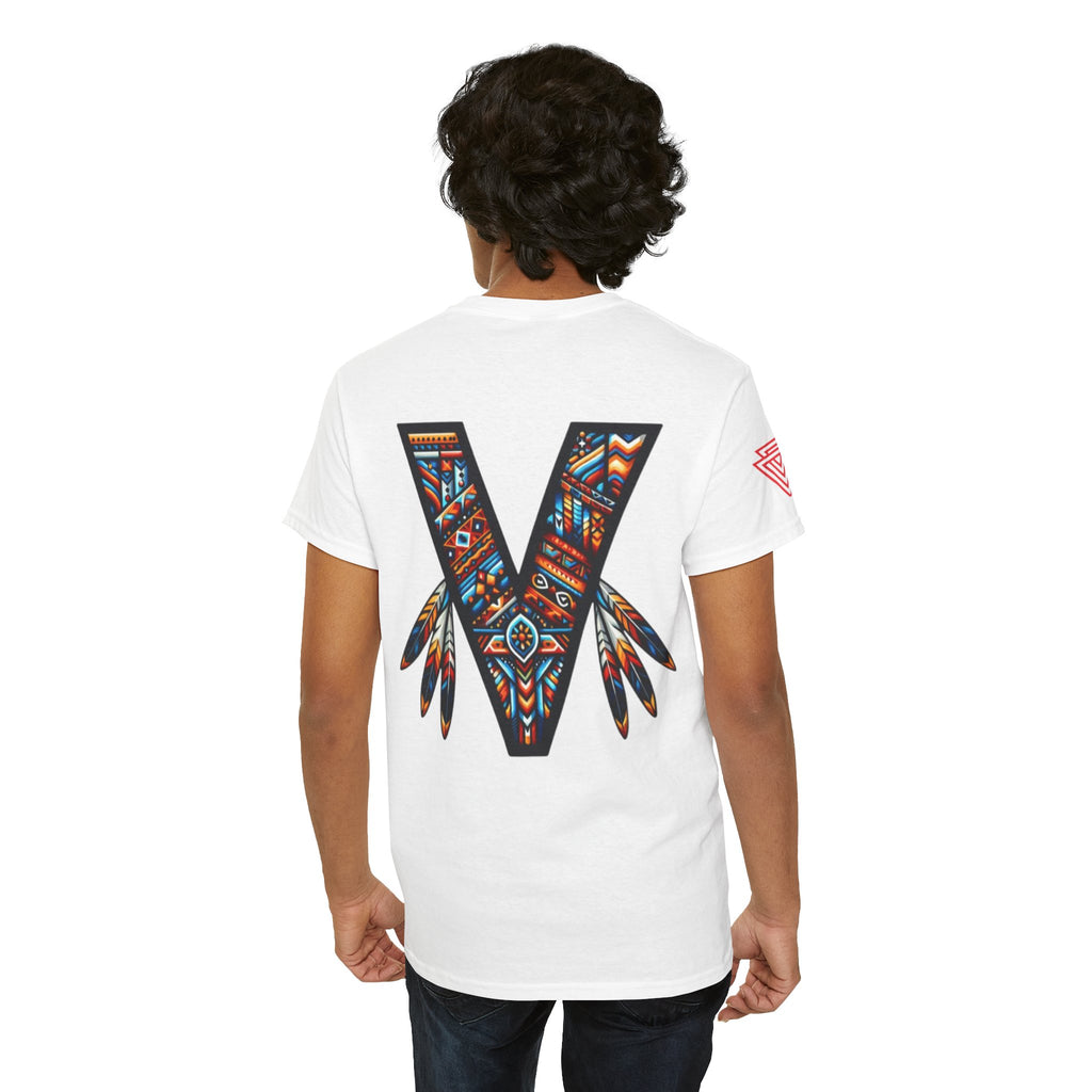 New Unisex Vozy T-shirt!! Vibrant Native-Inspired Tee, Unisex Heavy Cotton T-Shirt, Boho Graphic Tee, Casual Wear.