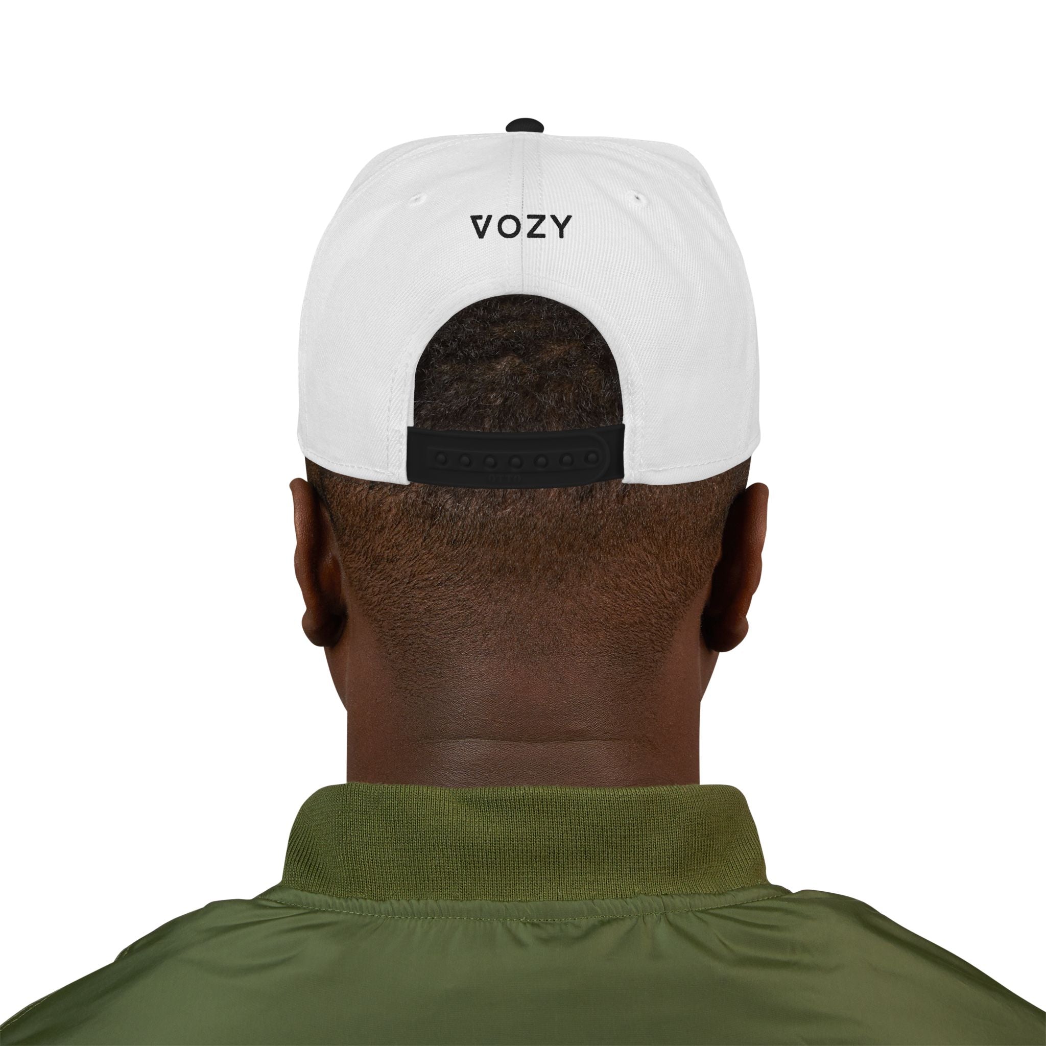 New Vozy Vibrant Embroidered Snapback Hat, Trendy Cap, Streetwear Accessory, Gift for Him/Her, Casual Style Headwear!