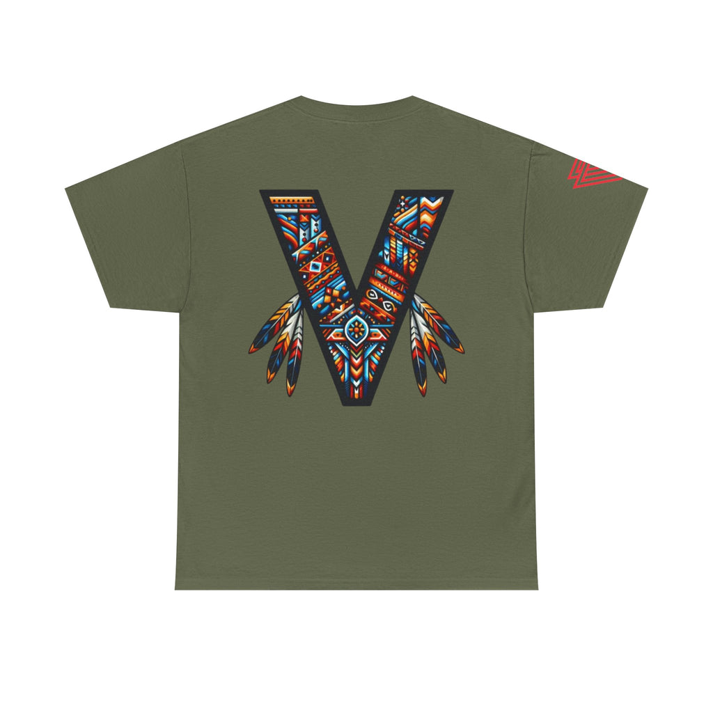 New Unisex Vozy T-shirt!! Vibrant Native-Inspired Tee, Unisex Heavy Cotton T-Shirt, Boho Graphic Tee, Casual Wear.