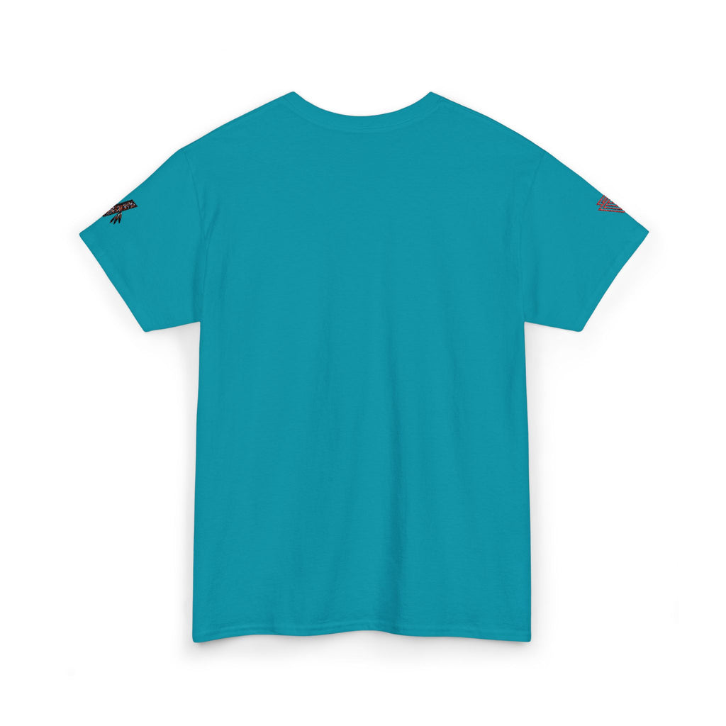 New Vozy Unisex Heavy Cotton Tee with Cool Design - Casual Wear, Graphic Shirt, Streetwear Fashion, Gift for Friends, Everyday Comfort.