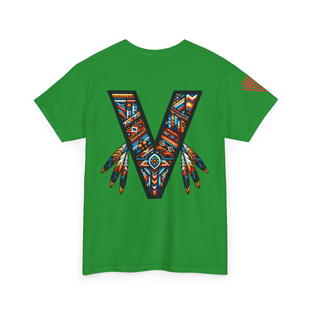 New Unisex Vozy T-shirt!! Vibrant Native-Inspired Tee, Unisex Heavy Cotton T-Shirt, Boho Graphic Tee, Casual Wear.